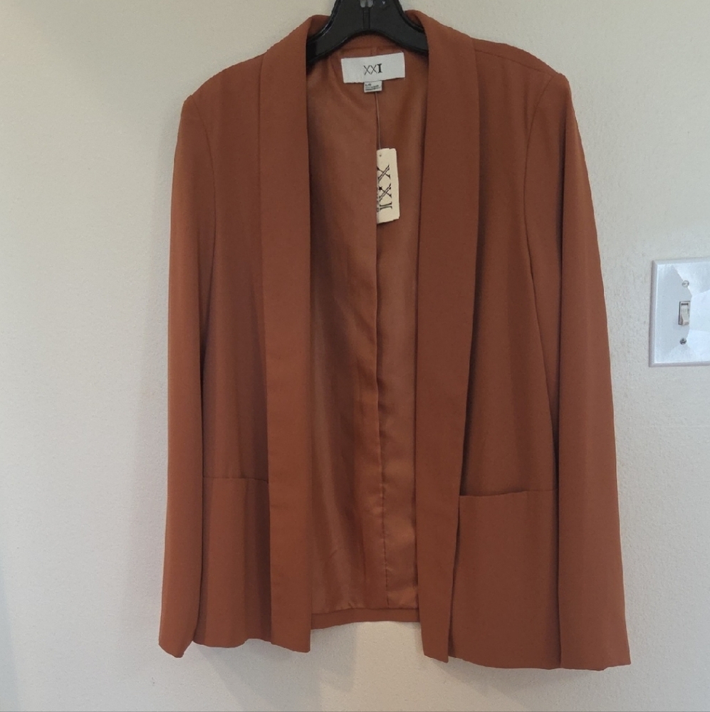 Forever 21 Women's Brown Blazer